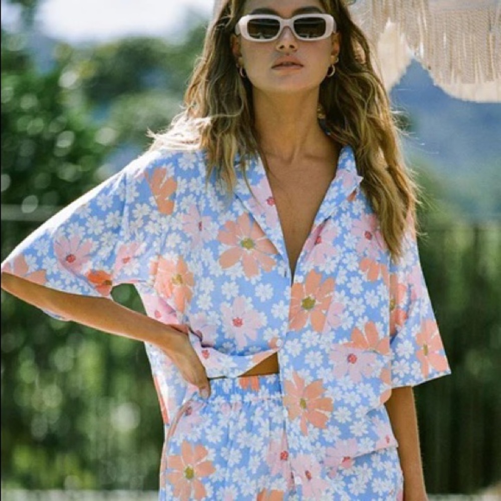 COPY - Sabo Skirt Oli Top Sky Floral NWT